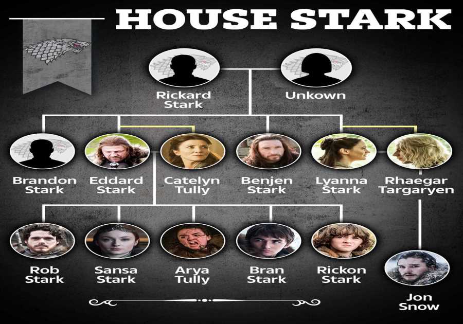 House Stark Family Tree: A Guide to Game of Thrones and House of the Dragon Characters