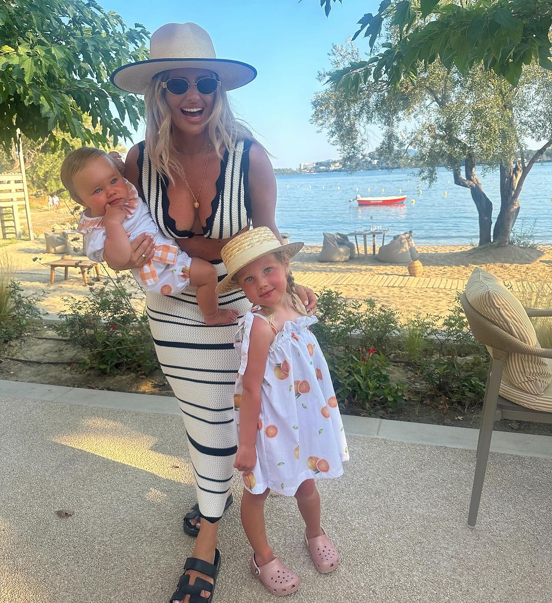 Towie star Danielle Armstrong's luxury family stay in Corfu