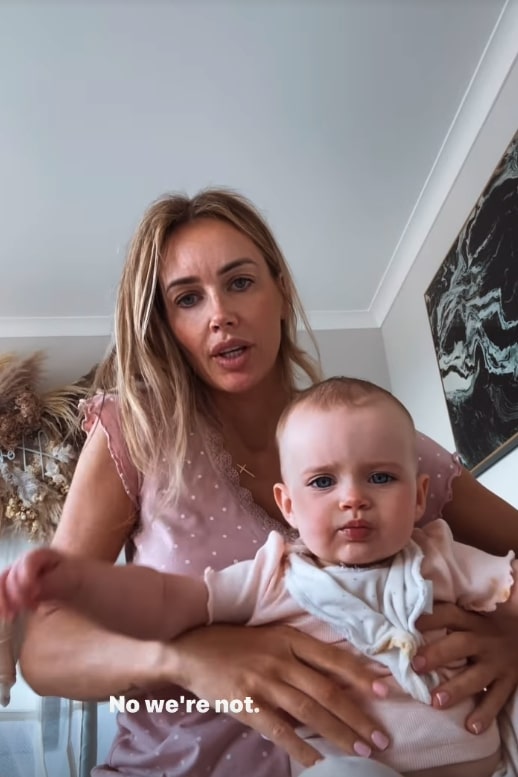 Laura Anderson opens up about struggles with teething baby