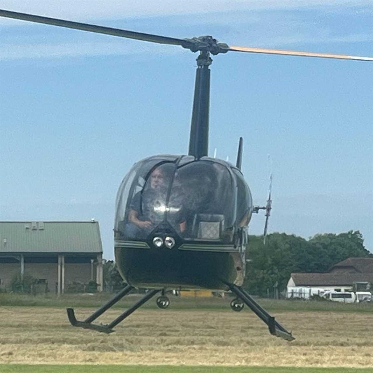 Paul Hollywood takes to the skies: Bake Off star pilots £500,000 helicopter as he works towards pilot’s licence