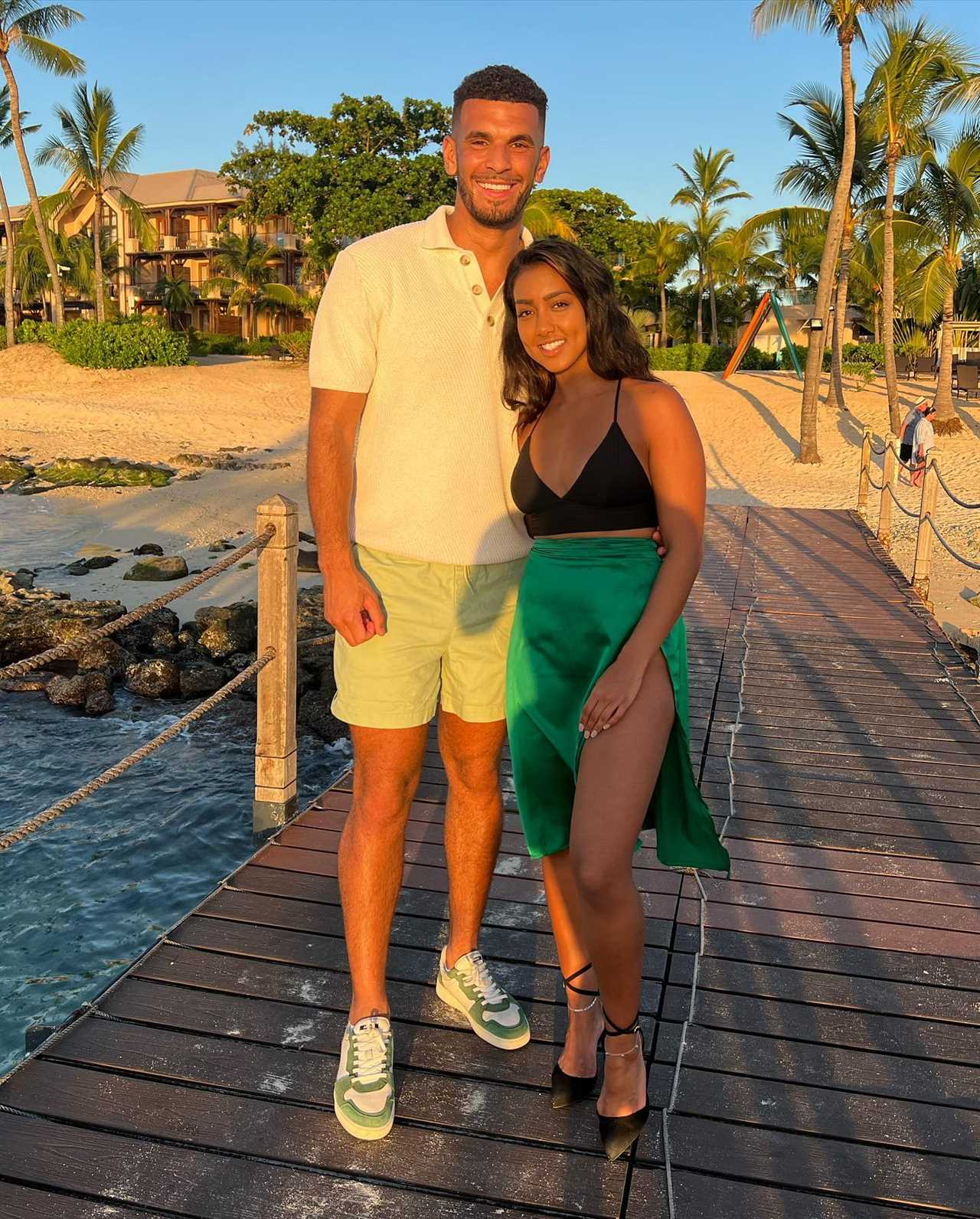 Love Island stars Kai and Sanam introduce adorable new family member