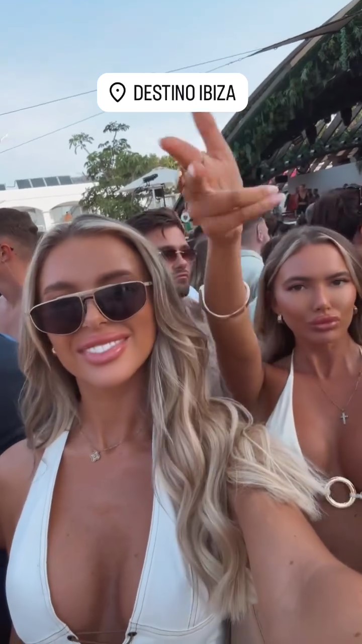 Love Island's Jacques O'Neill parties with Stephen Bear's ex-girlfriend in Ibiza after confirming romance