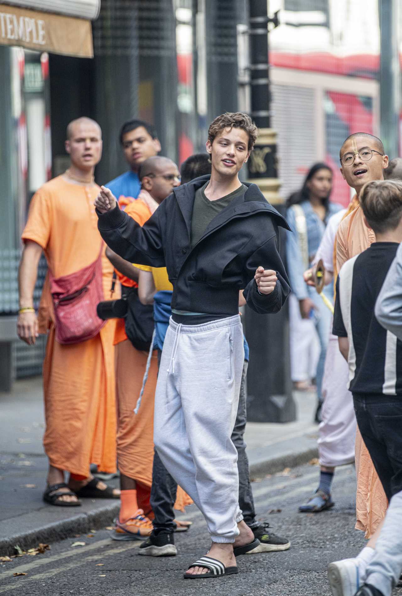 Strictly Star Bobby Brazier Embraces Hare Krishna Gathering in Central London