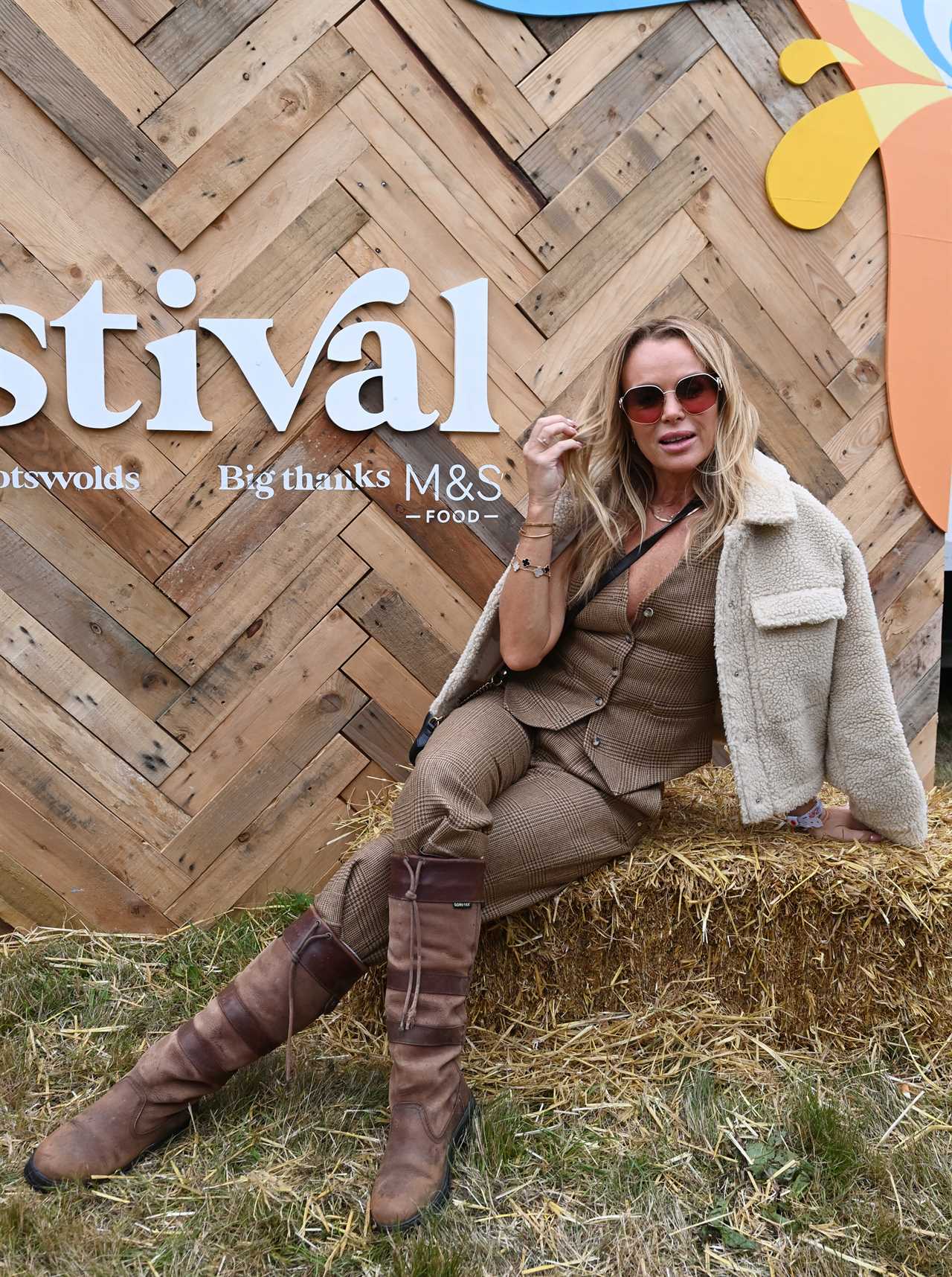 Amanda Holden wows in stylish outfit at The Big Feastival