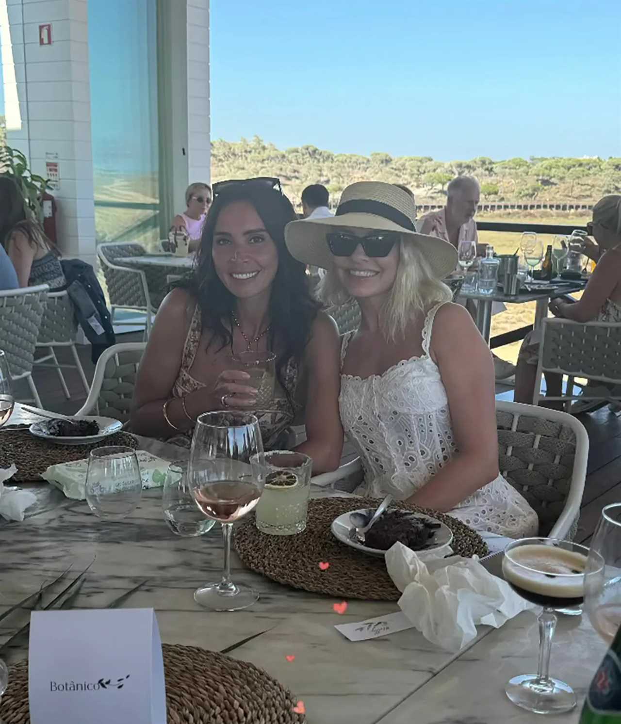 Holly Willoughby reunited with Christine Lampard in Portugal for a boozy event