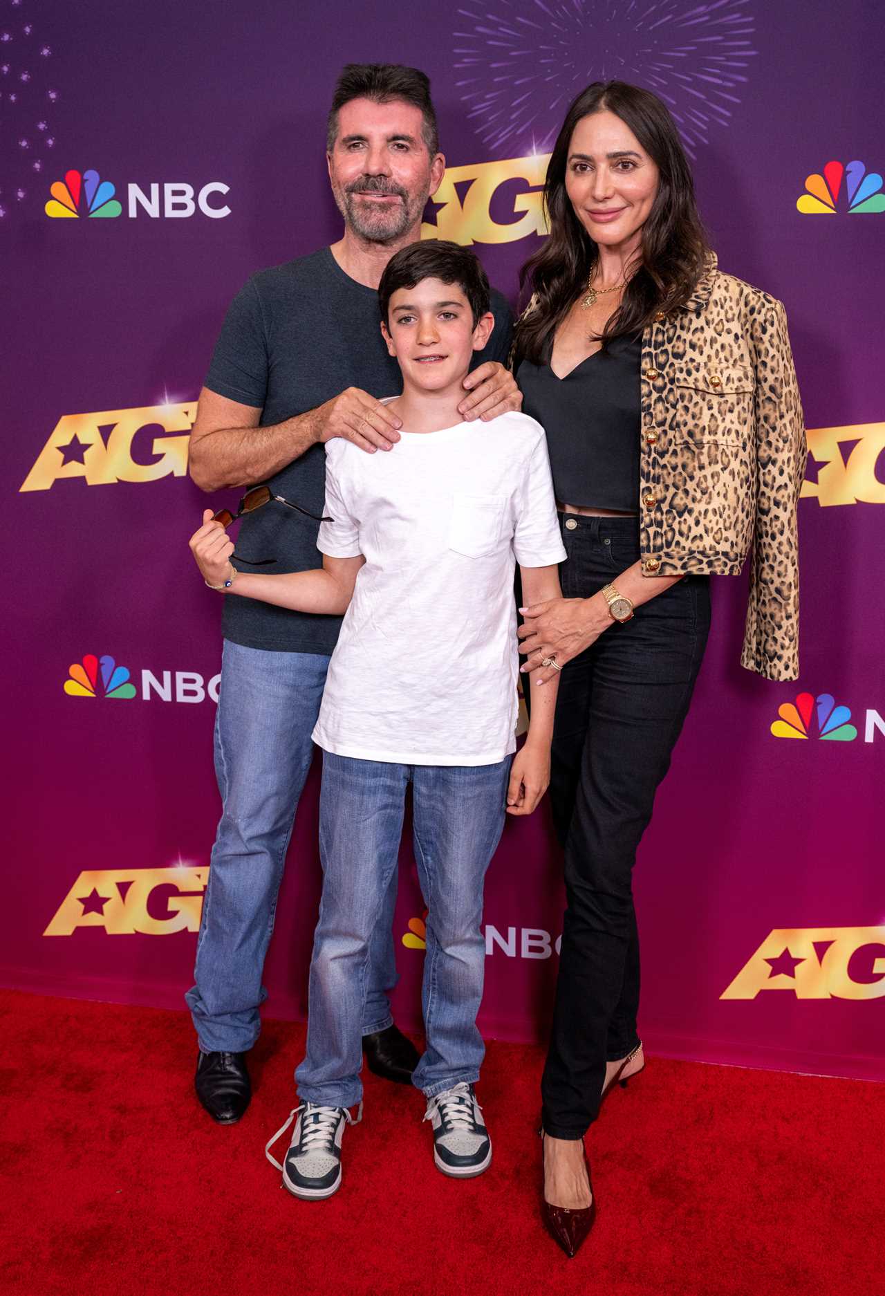 Simon Cowell and Son Eric Share Sweet Moment at Red Carpet Event