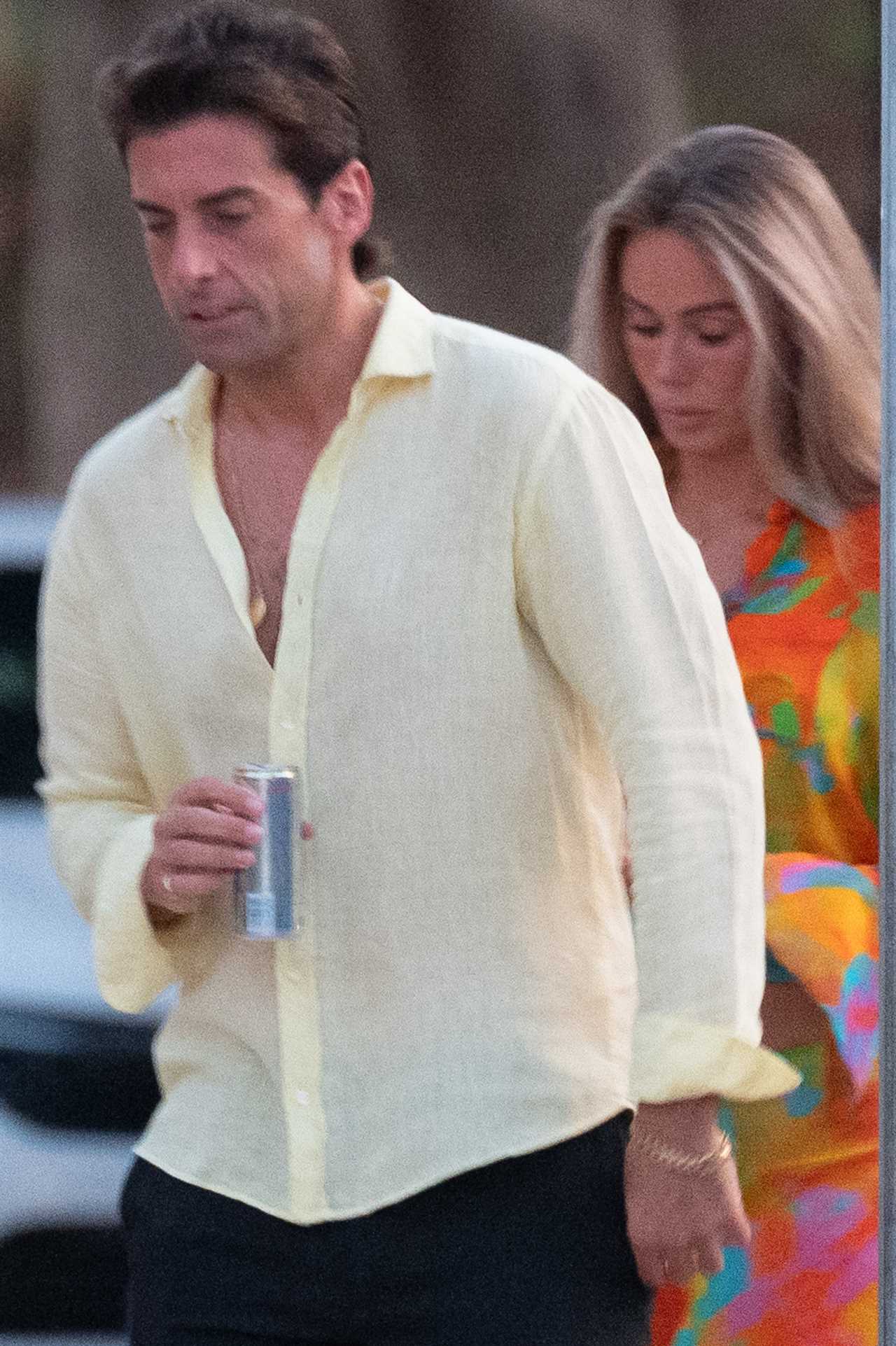 James Argent spotted with new girlfriend Nicoline Artursson in Mijas