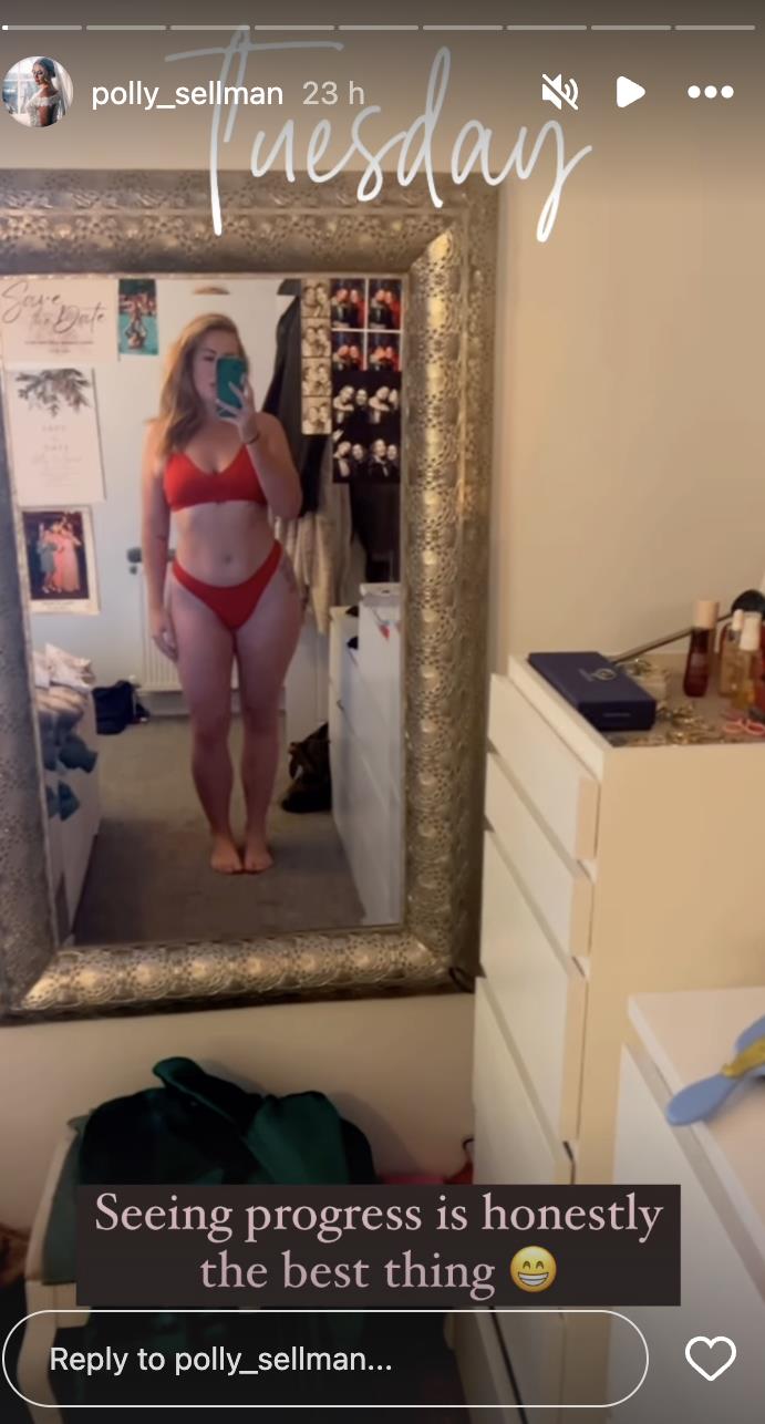 Married At First Sight's Polly Shows Off Two Stone Weight Loss in Red Bikini