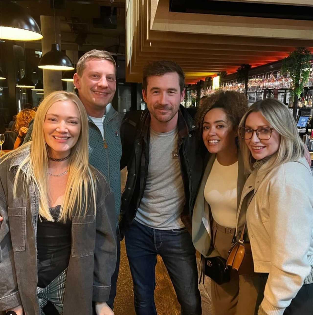 Hollyoaks Legends Reunite on Night Out 10 Years After Last Episode Together