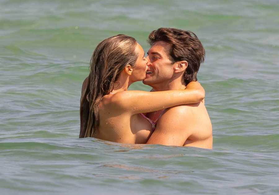 James Argent passionately snogs former Miss Sweden Nicoline Artursson on romantic getaway