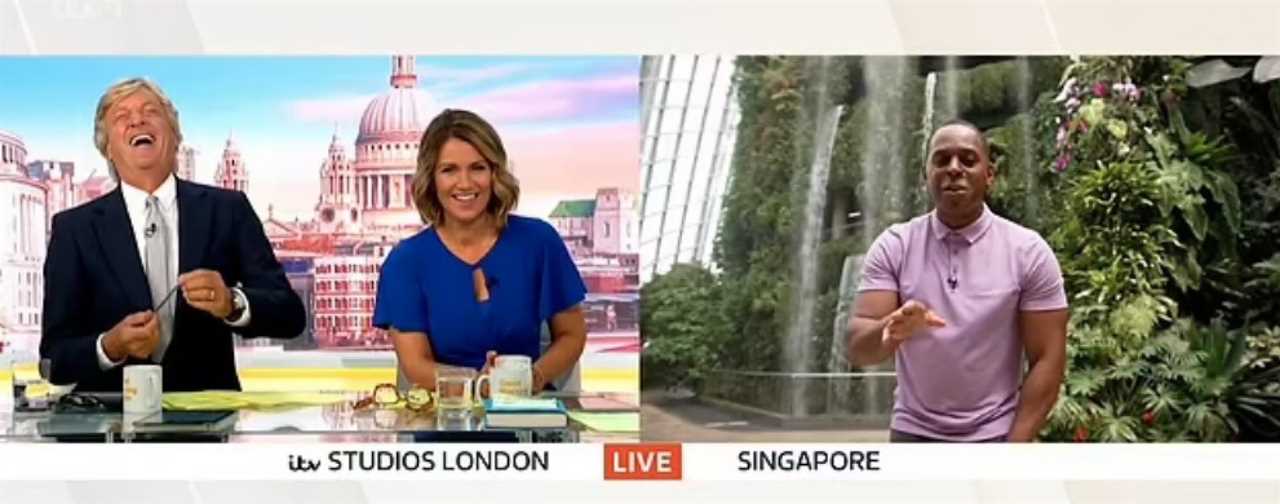 Richard Madeley stuns viewers with cheeky slip-up on Good Morning Britain