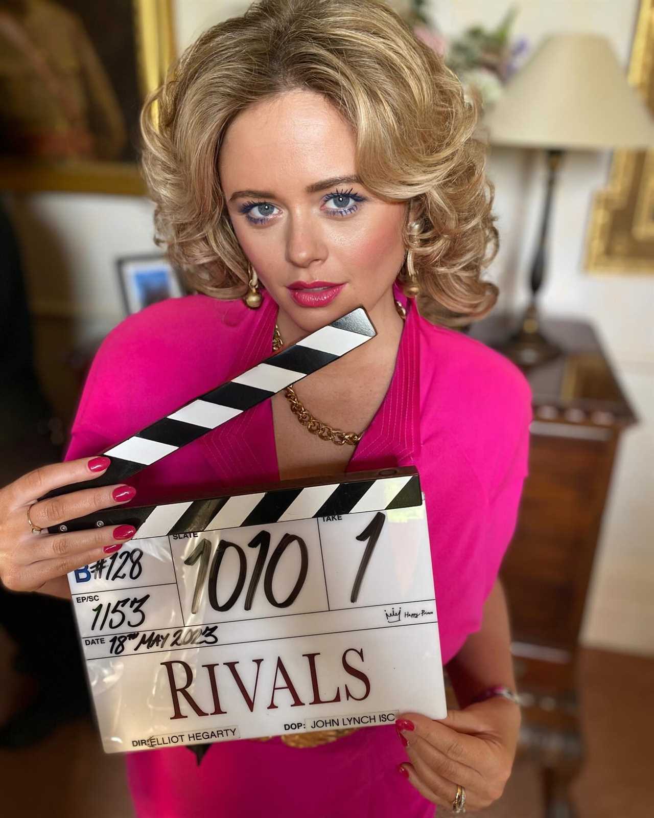 Emily Atack opens up about stripping naked for new show Rivals