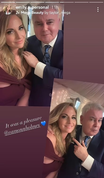 Eamonn Holmes cosies up to new girlfriend Katie Alexander at friend's wedding