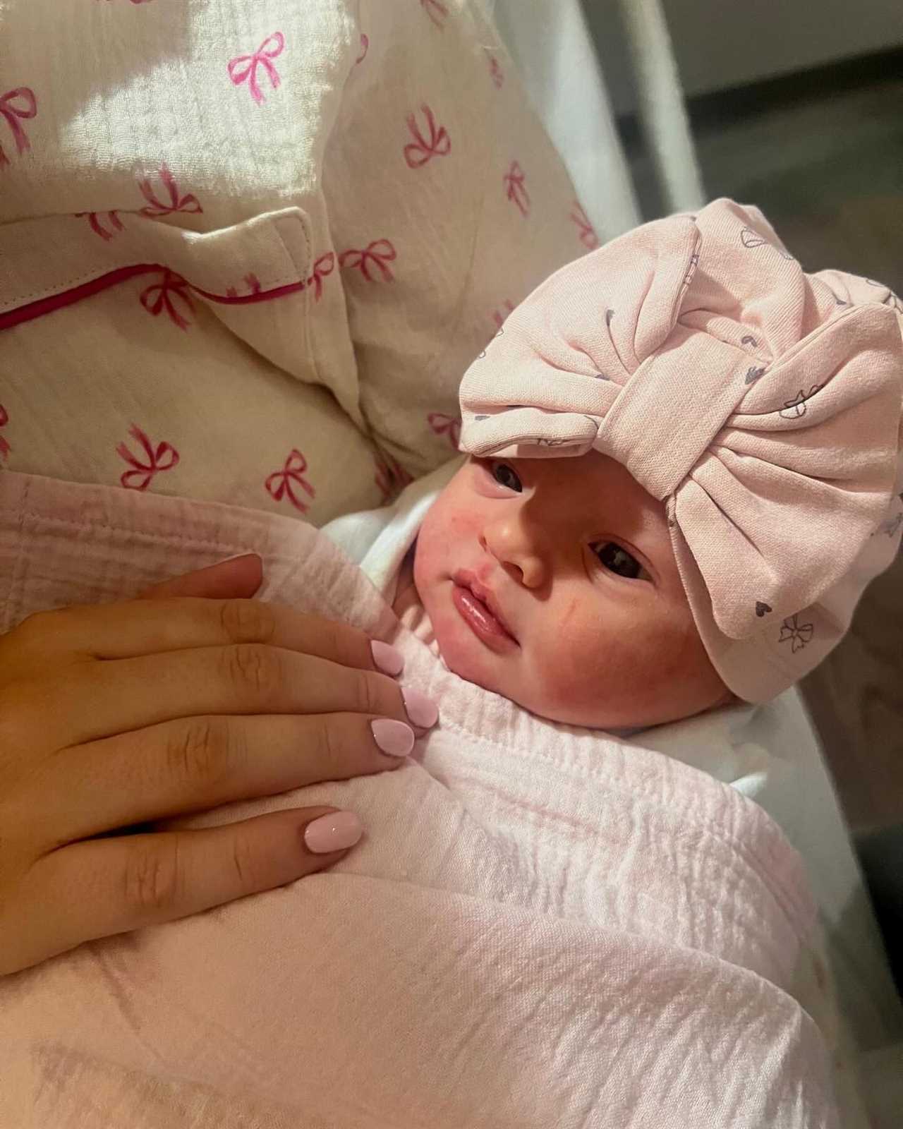 Georgia Kousoulou welcomes baby daughter Gigi Fordham with husband Tommy Mallett