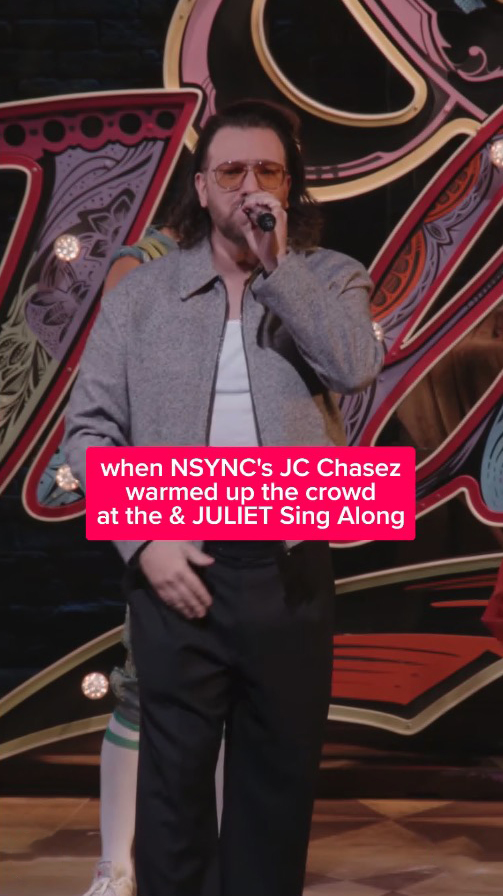 Boyband Legend JC Chasez Surprises Theatregoers with NSYNC Hit Performance