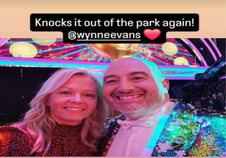 Strictly's Wynne Evans supported by girlfriend amidst fan backlash