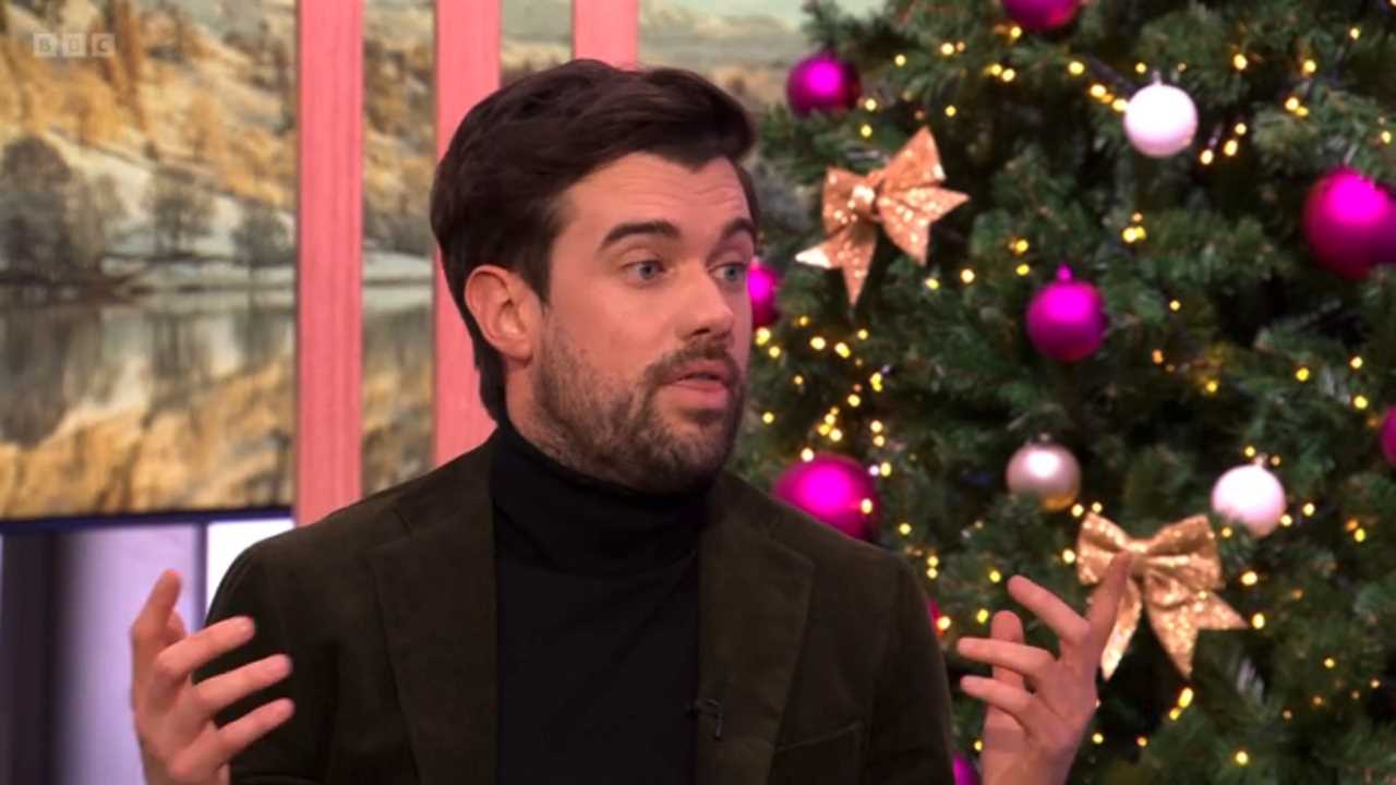 Jack Whitehall takes swipes at Gregg Wallace on live TV