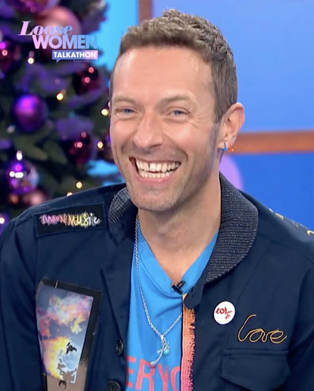 Chris Martin surprises Loose Women hosts with special gift during 25-hour talkathon