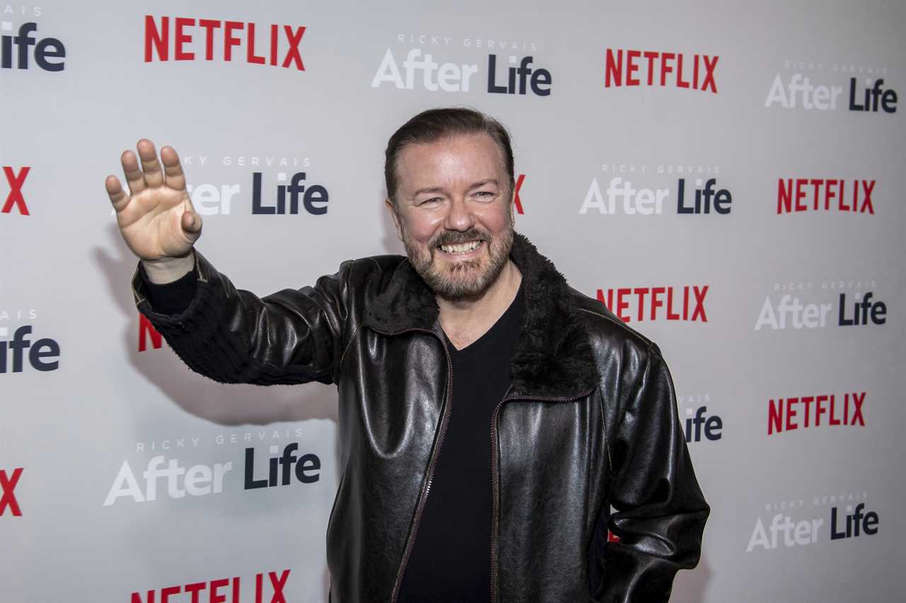 Peter Egan praises Ricky Gervais for helping him through grief after wife's death