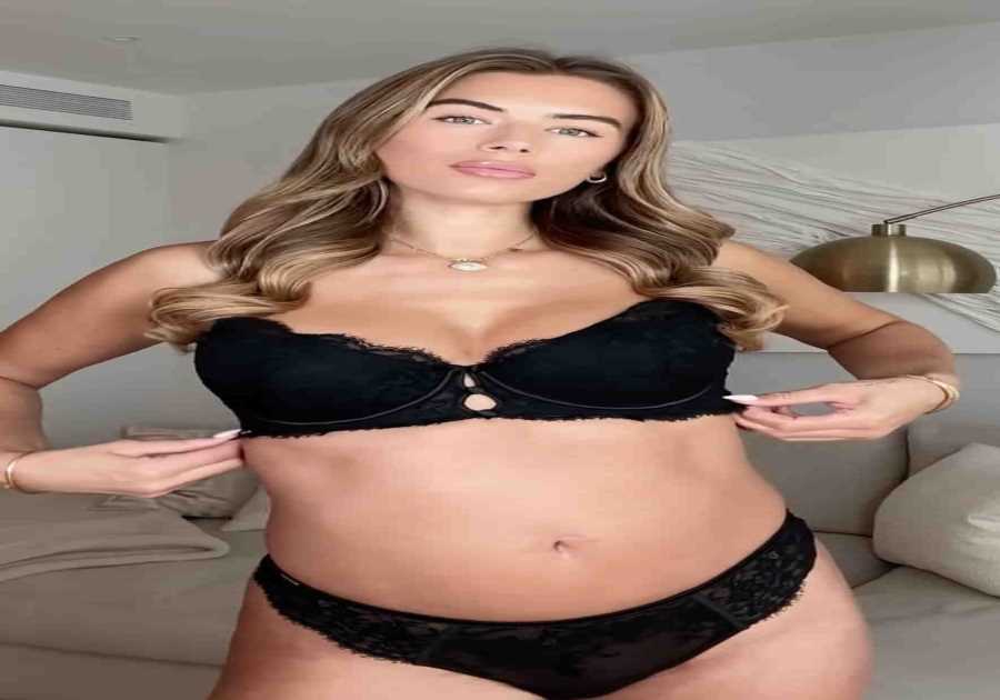 Arabella Chi Reveals Baby Bump in Lingerie Photoshoot