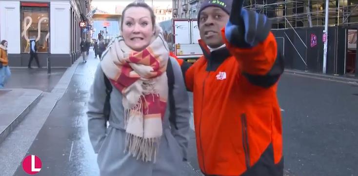 Woman Interrupts Andi Peters' Live Segment for Selfie