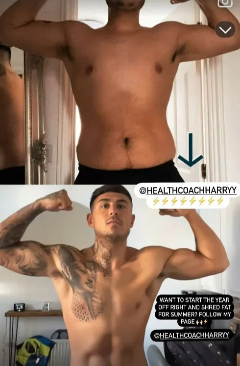 Love Island Star Harry Baker Wows Fans with Dramatic Body Transformation