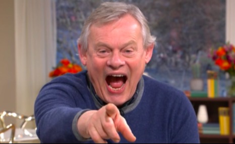 MARTIN Clunes left red-faced after Loose Women star spills embarrassing hospital story