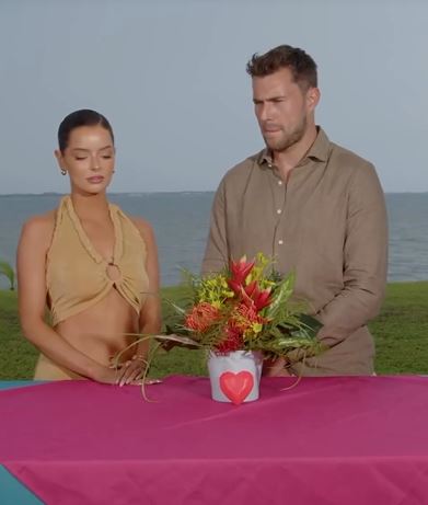 Awkward reunion: Curtis Pritchard meets Love Island ex Maura on TV show