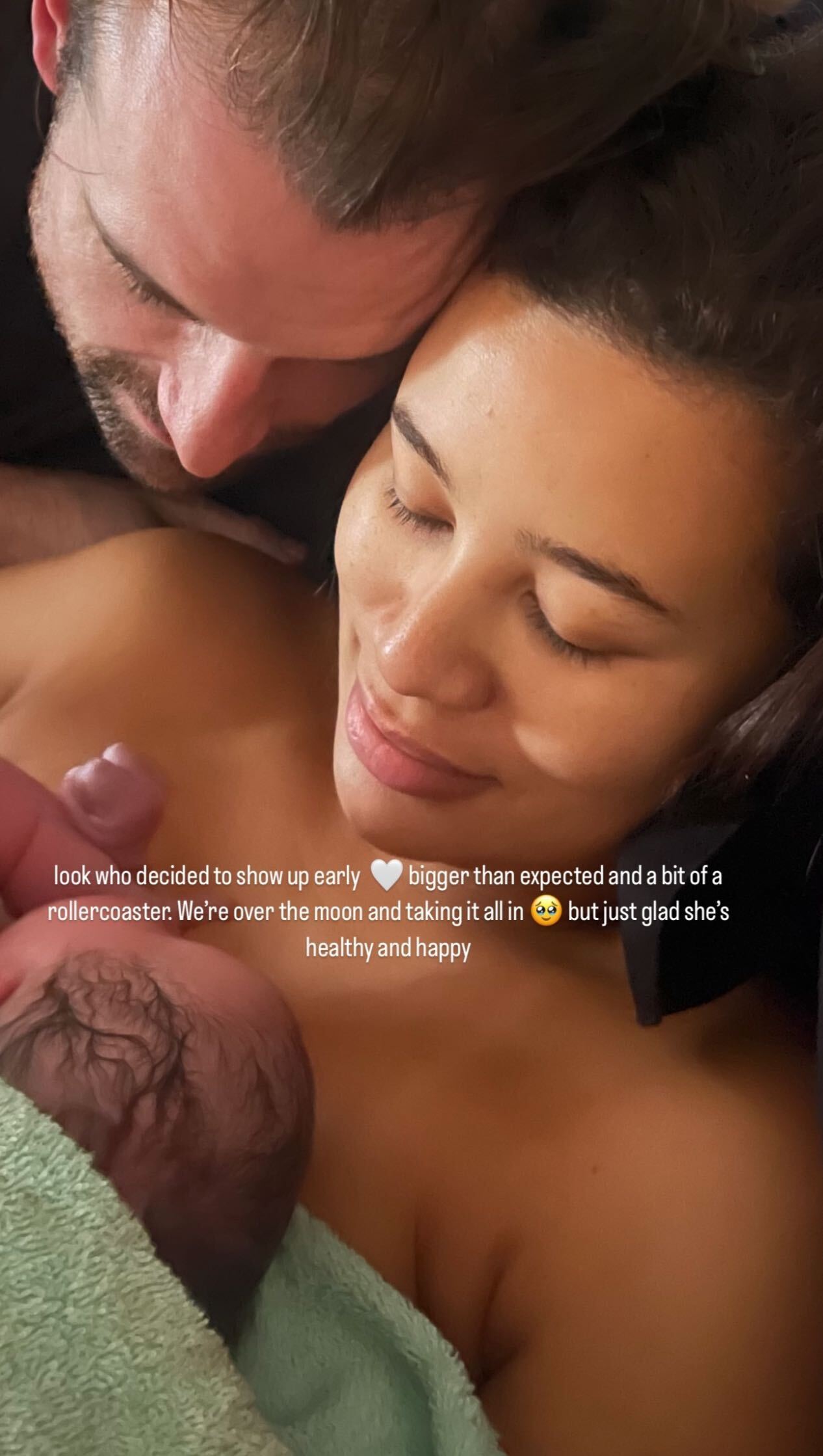 Love Island star Montana Brown welcomes second child with fiancé Mark O'Connor