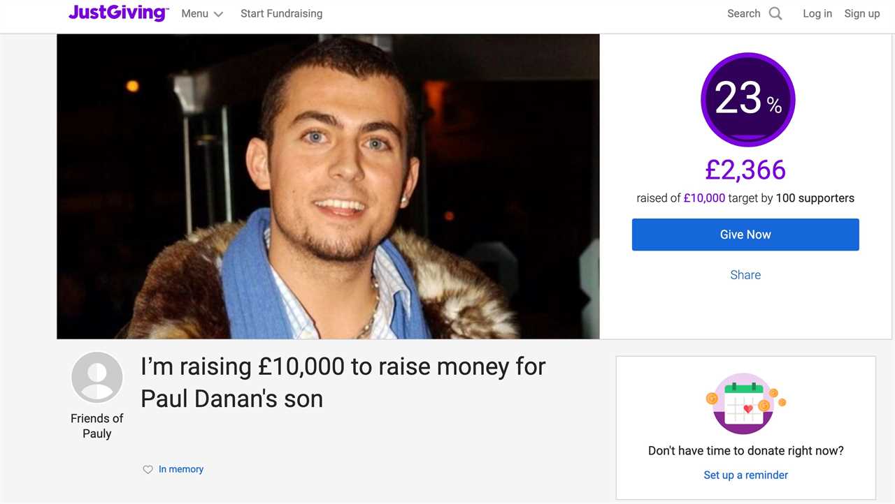 Friends set up GoFundMe for Paul Danan's son following tragic passing