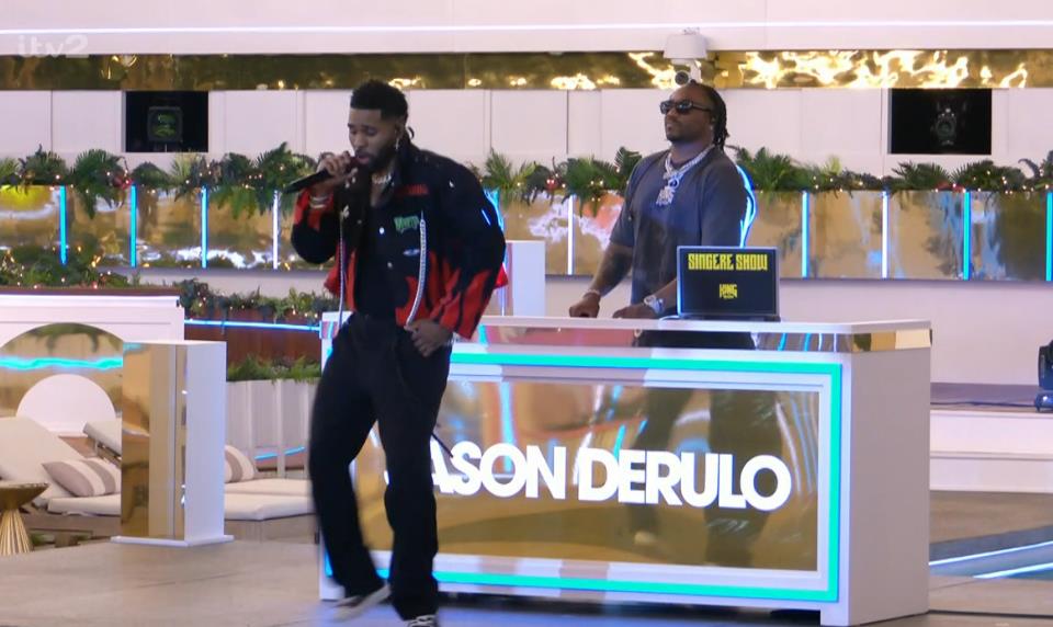 Jason Derulo surprises Love Island All Stars with epic performance