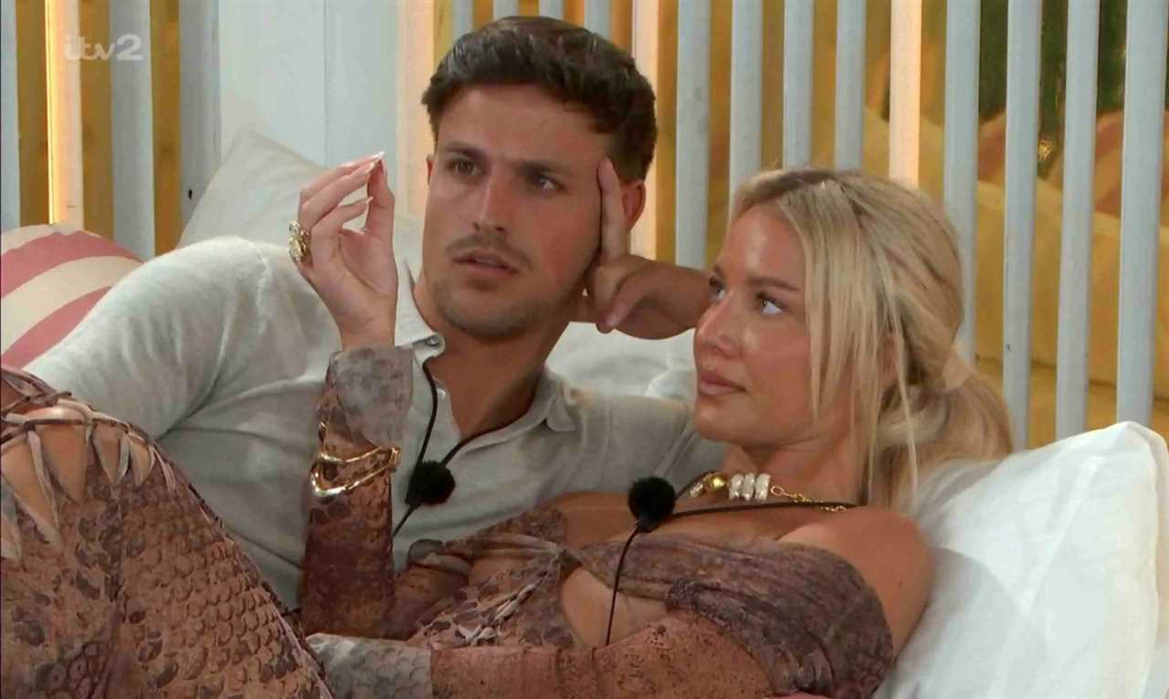 Love Island fans question Luca and Grace's motives after bizarre label reveal