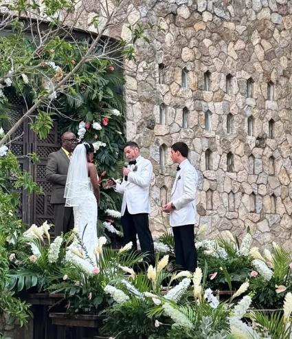 Fred Sirieix ties the knot with fiancée Fruitcake in Jamaica