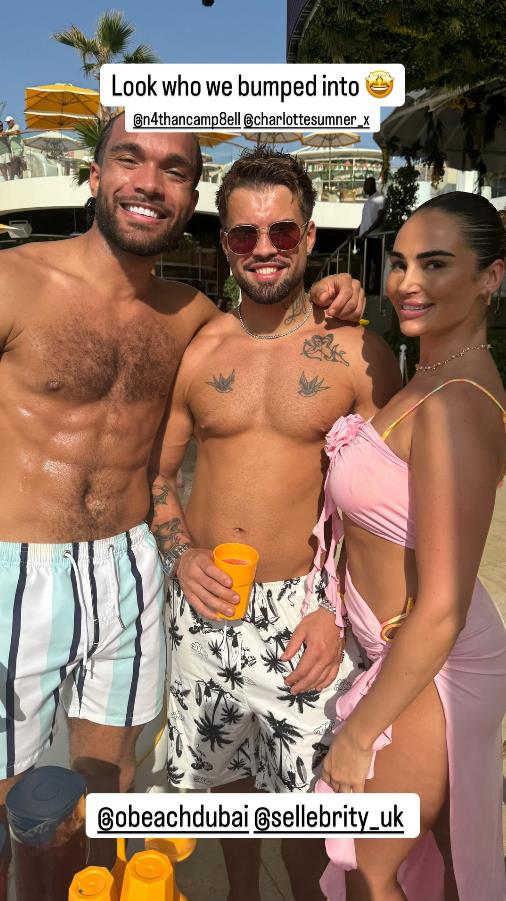 MAFS star Nathan Campbell spotted partying with Love Island's Charlotte Sumner ahead of reunion