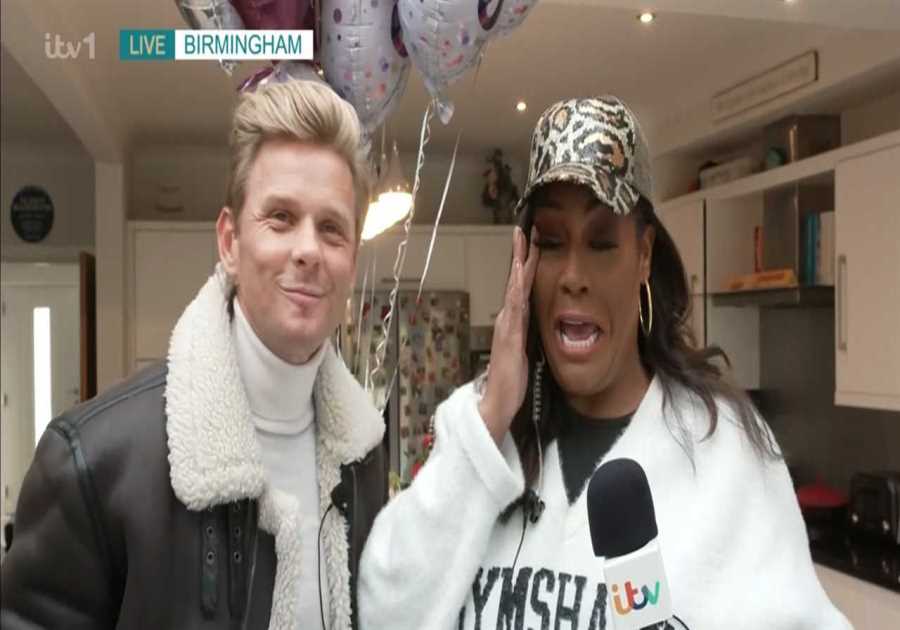 Emotional moment on This Morning as Hollywood stars pay tribute to Alison Hammond on 50th birthday