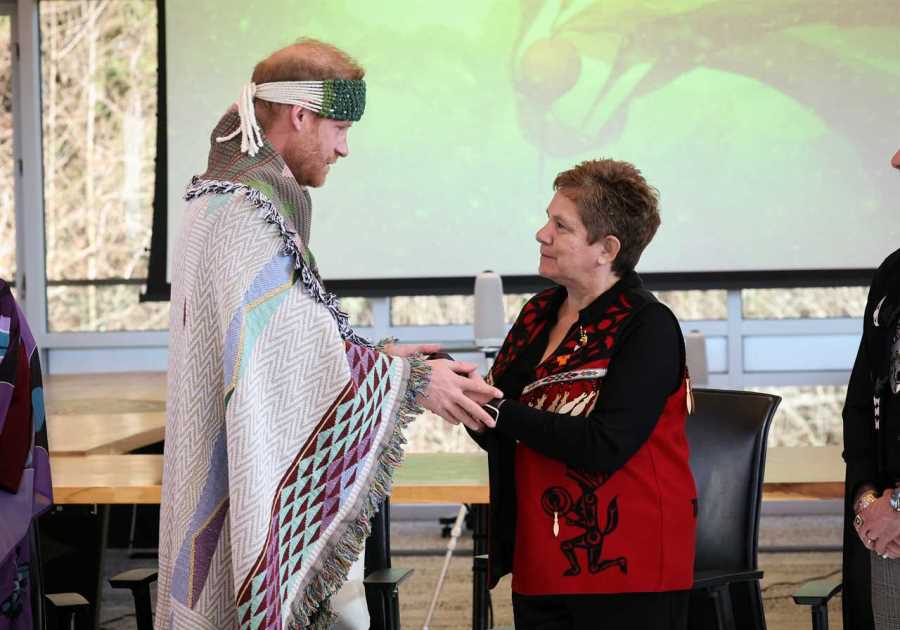 Prince Harry Participates in Traditional Blanket Ceremony in Canada