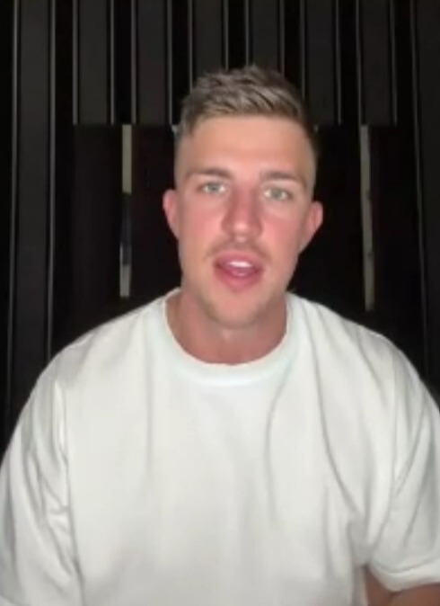 Love Island star Mitch Taylor breaks silence over text message row