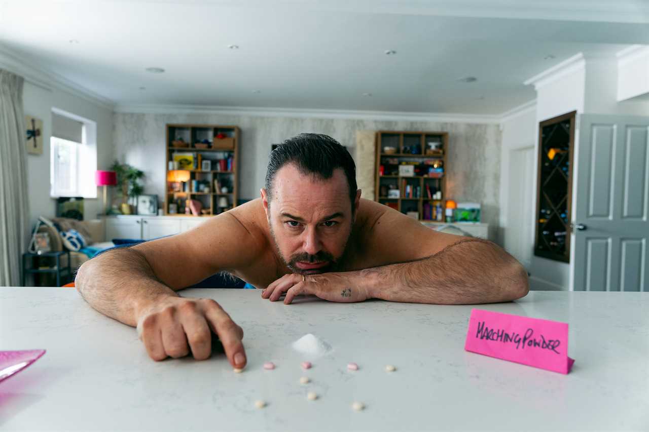 Film still of Danny Dyer as Jack in Marching Powder.