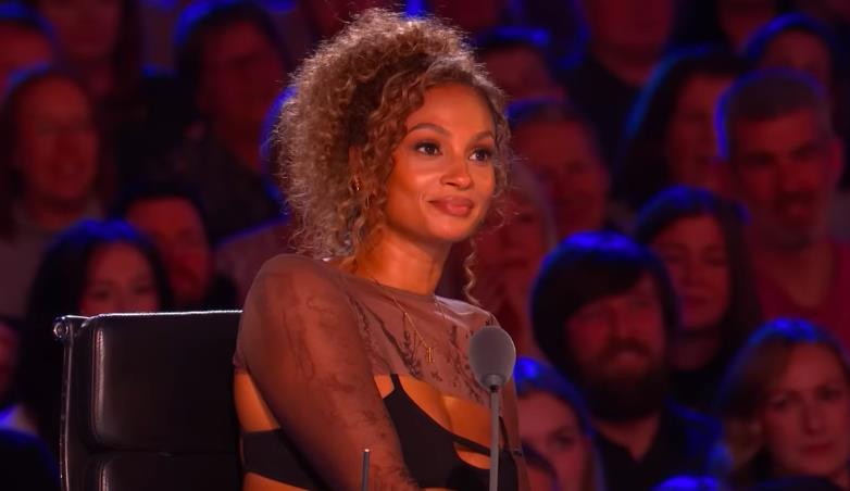 Alesha Dixon left blushing by flirty act on Britain's Got Talent