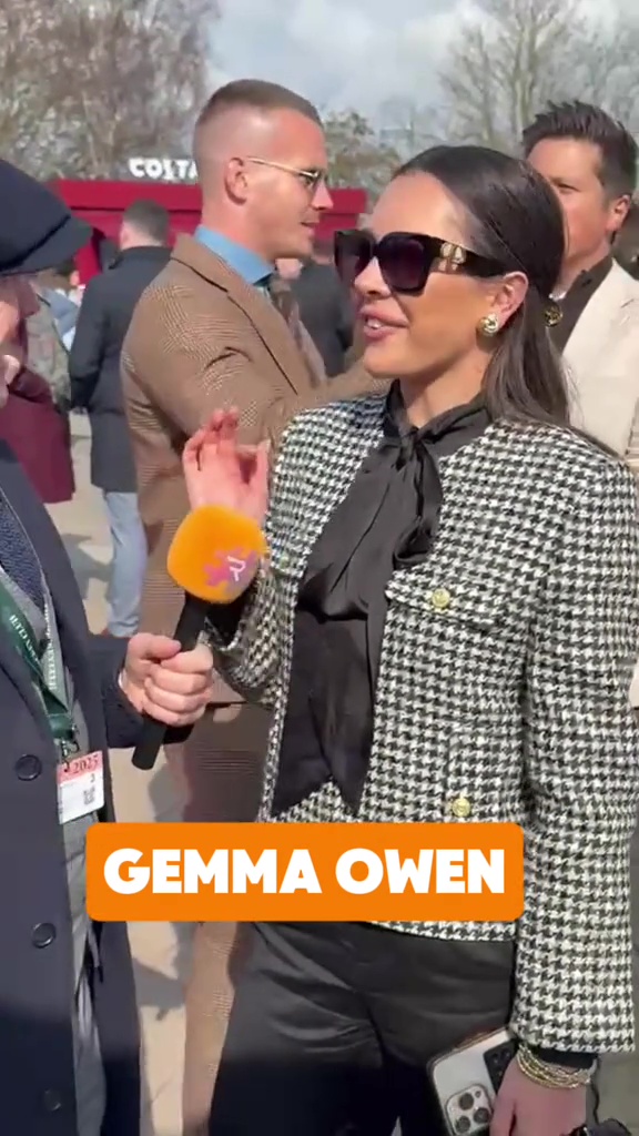 Gemma Owen baffles fans with 'posh' accent at horse racing event