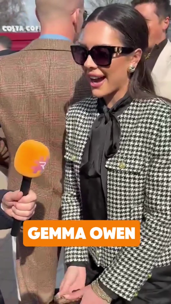 Gemma Owen baffles fans with 'posh' accent at horse racing event