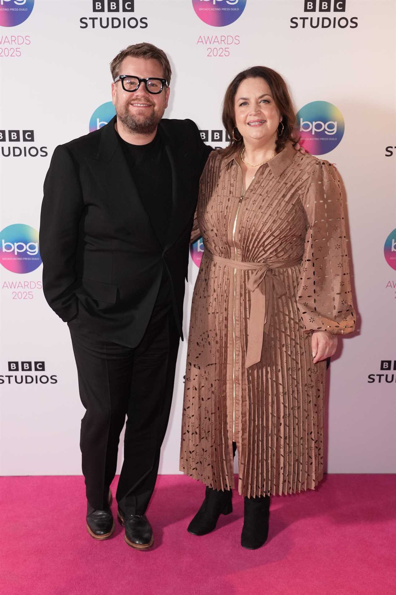 James Corden and Ruth Jones Reunite and Win Prestigious Award for Gavin and Stacey Finale