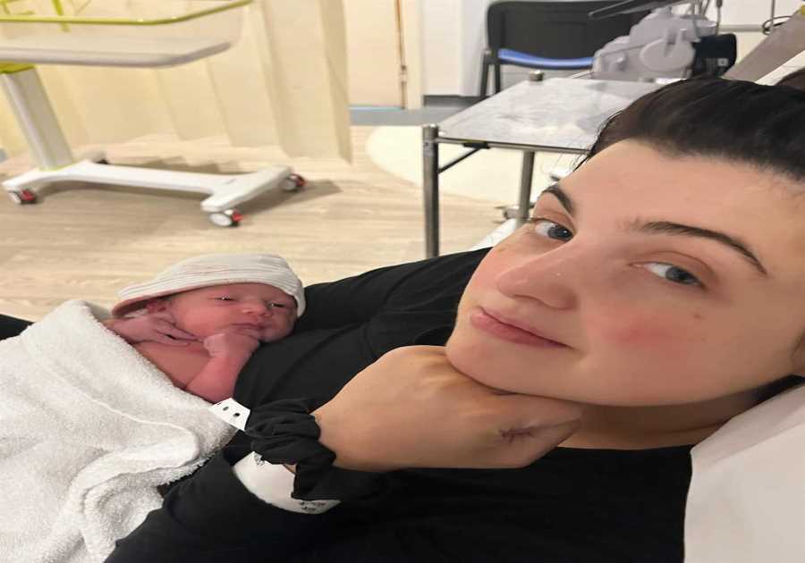 Storm Huntley gives birth to second child and reveals adorable name