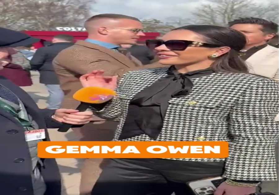 Gemma Owen baffles fans with 'posh' accent at horse racing event