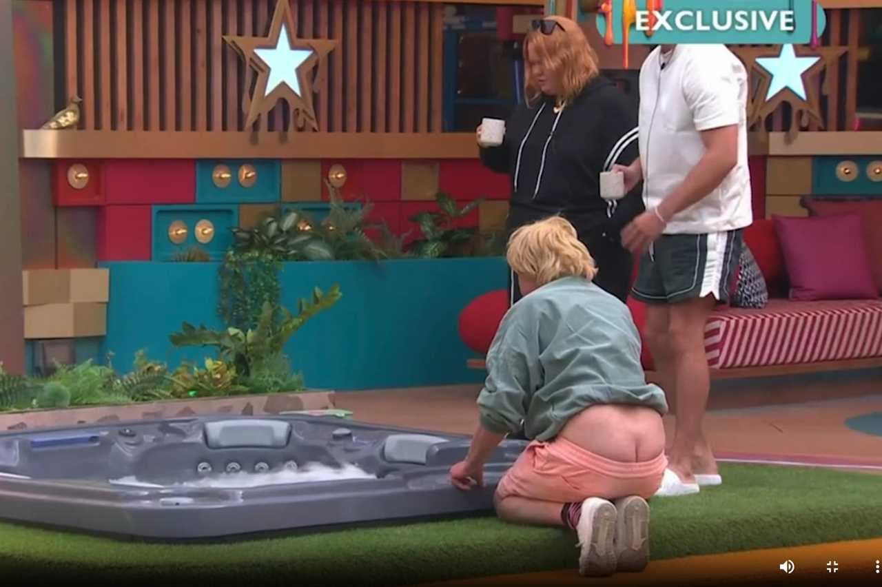 CBB viewers shocked as housemate exposes his backside on live TV