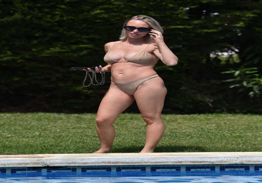 Jorgie Porter Radiates Postpartum Confidence in Spanish Retreat
