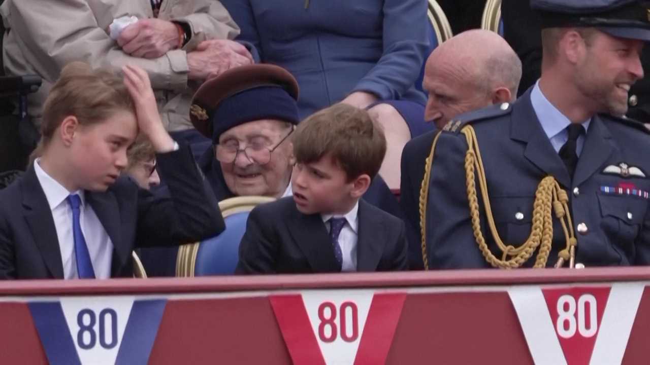The Royal Brothers' Playful Mimicry Amidst Historical Commemoration