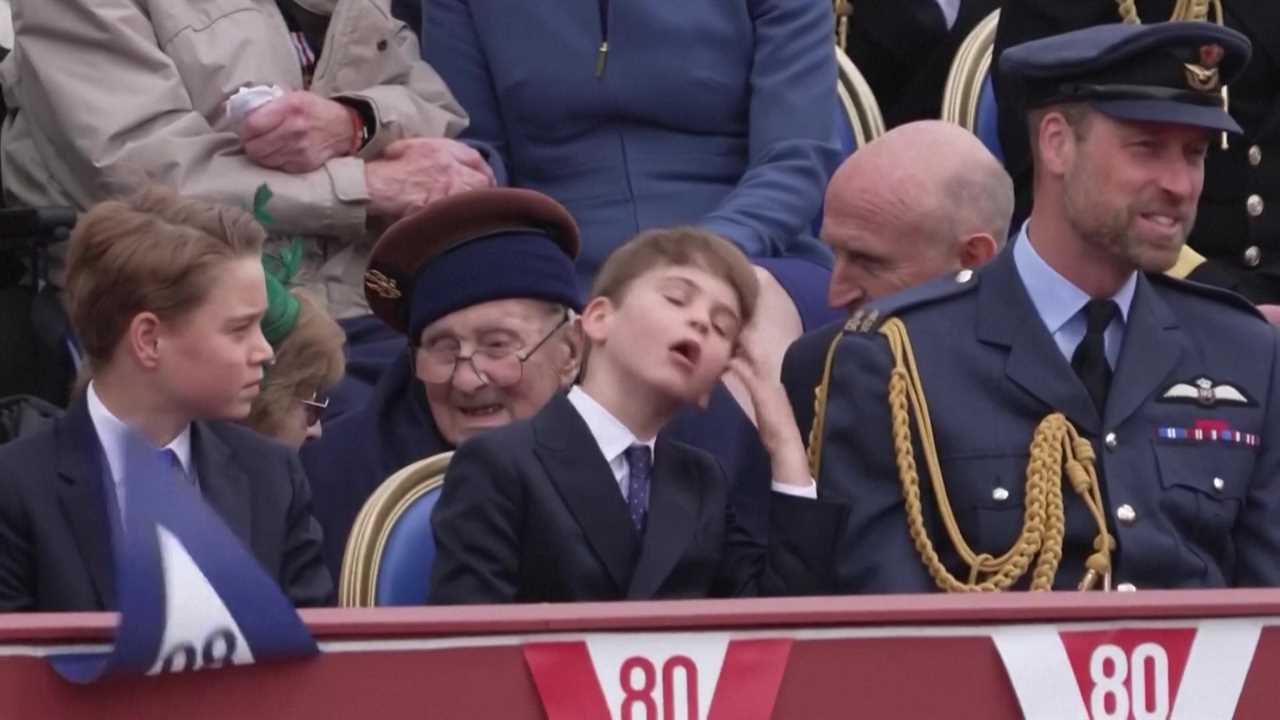 The Royal Brothers' Playful Mimicry Amidst Historical Commemoration