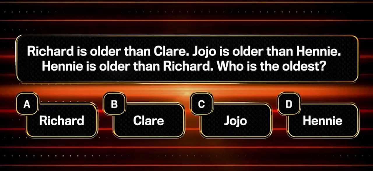 The 1% Club's Age Riddles Challenge Logic and Wit – A Closer Look