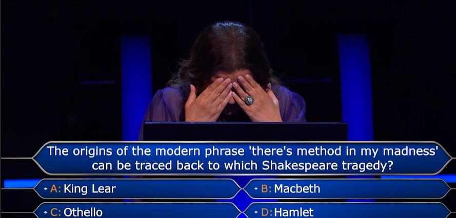 Theatrical Dilemma: Decoding Shakespeare in Who Wants to be Millionaire